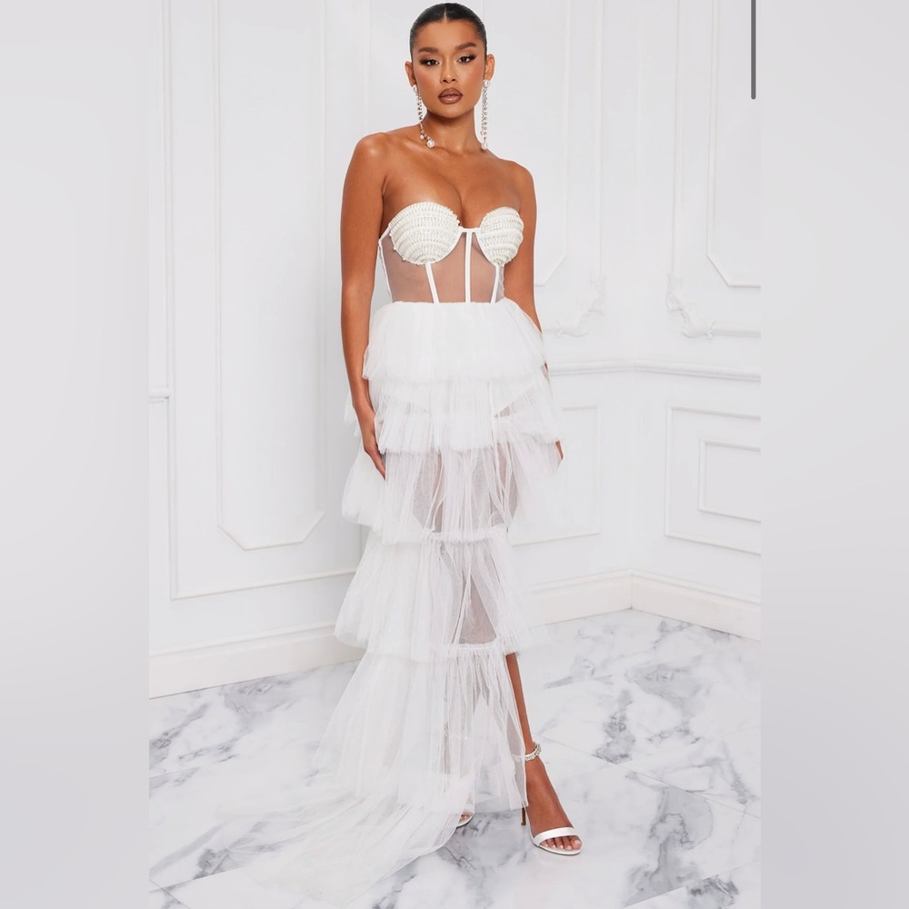 NWT Tulle Maxi Dress